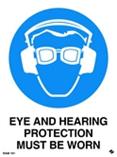 Eye and Hearing Protection Must Be Worn